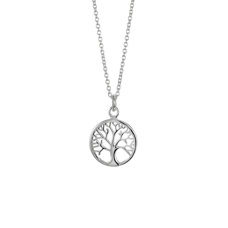 Silverhalsband träd