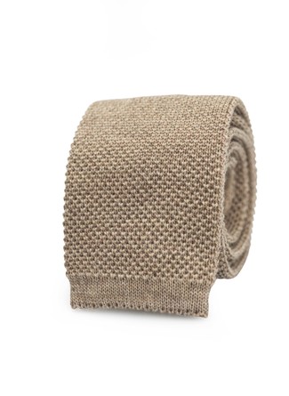 Knitted merino tie Knitted merino tie
