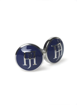 Round embossed cufflinks