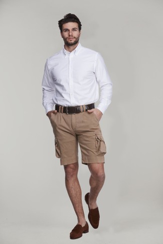 SKY TWILL CARGO SHORTS