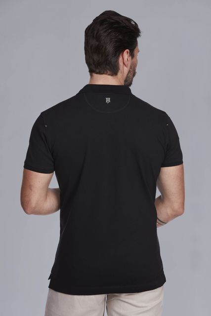 Pique stretch polo