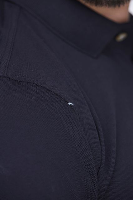 Pique stretch polo