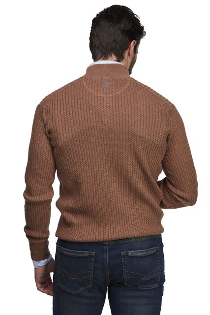 HALF ZIP MINI CABLE KNIT HALF ZIP MINI CABLE KNIT