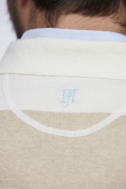 COTTON CASHMERE POLO KNIT COTTON CASHMERE POLO KNIT