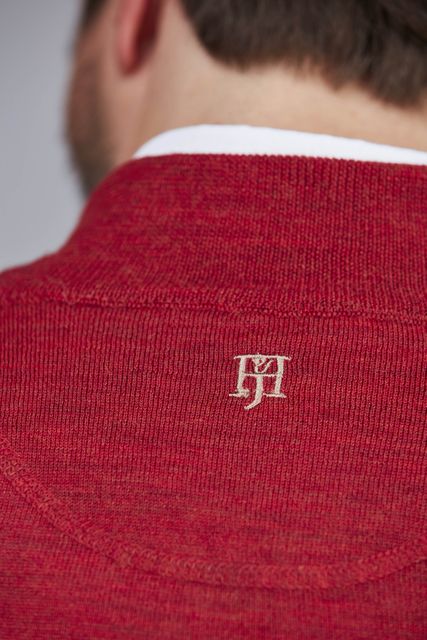 HALFZIP PLAIN MERINO KNIT