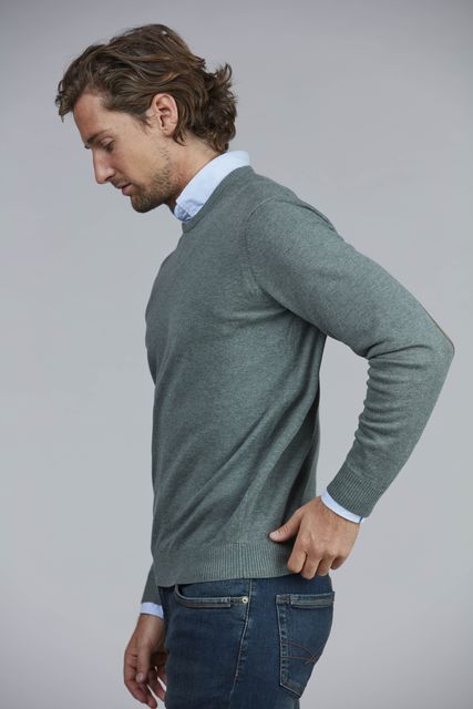 CREW NECK SWEATER E-PATCH CREW NECK SWEATER E-PATCH