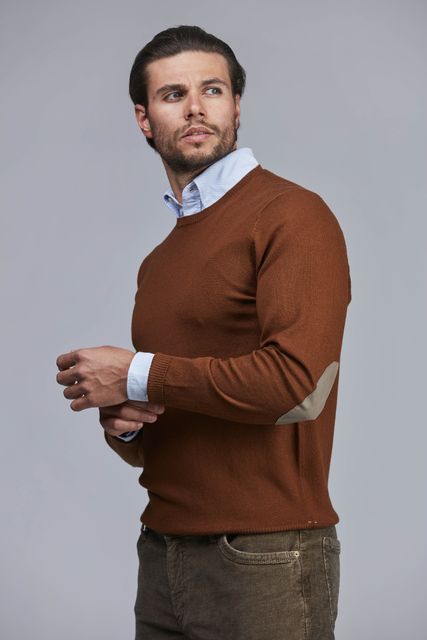 CREW NECK SWEATER E-PATCH CREW NECK SWEATER E-PATCH