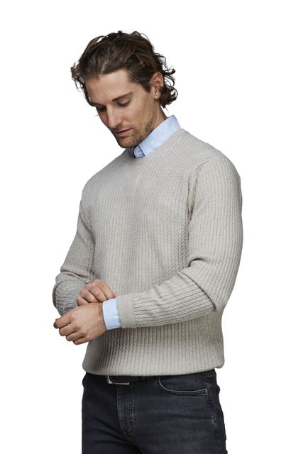 CREWNECK MINI CABLE KNIT CREWNECK MINI CABLE KNIT