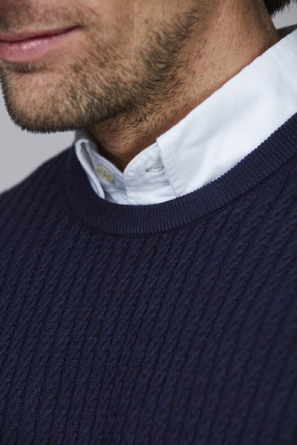 CREWNECK MINI CABLE KNIT CREWNECK MINI CABLE KNIT