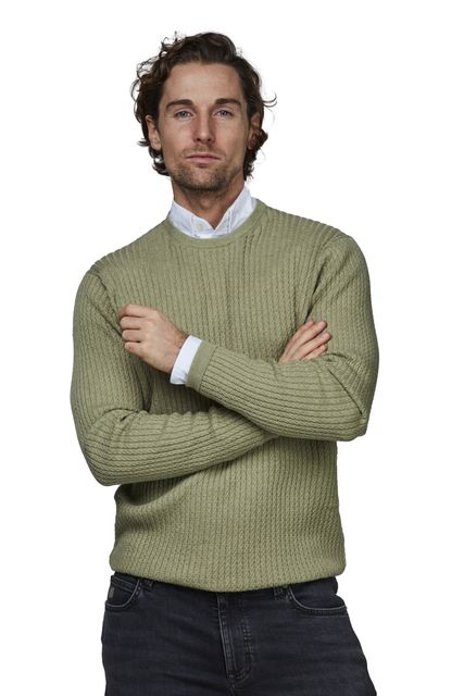 CREWNECK MINI CABLE KNIT CREWNECK MINI CABLE KNIT
