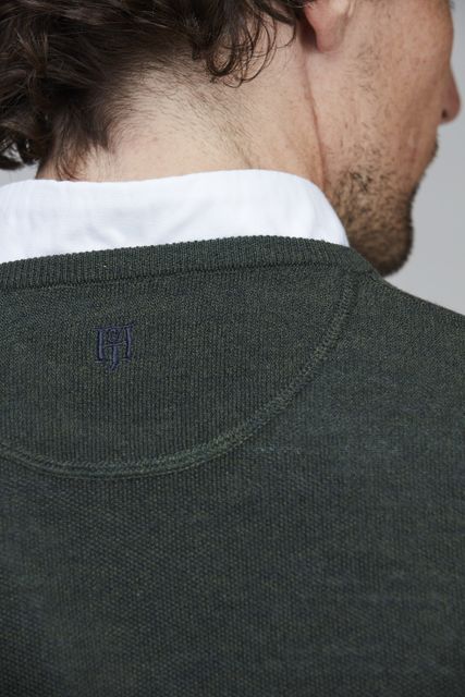 MERINO CREWNECK STRUCTURE KNIT MERINO CREWNECK STRUCTURE KNIT