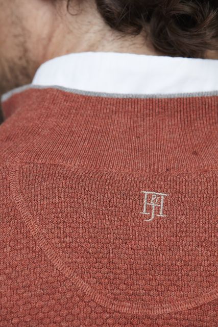 HALF ZIP DIAMOND KNIT HALF ZIP DIAMOND KNIT
