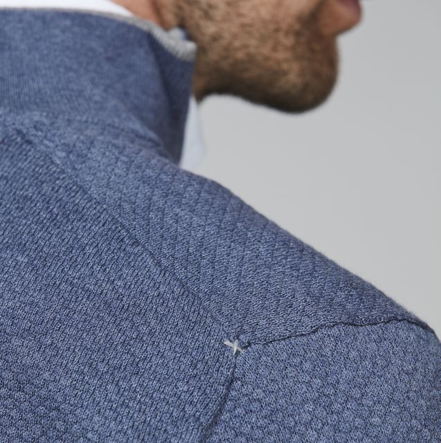 HALF ZIP DIAMOND KNIT HALF ZIP DIAMOND KNIT