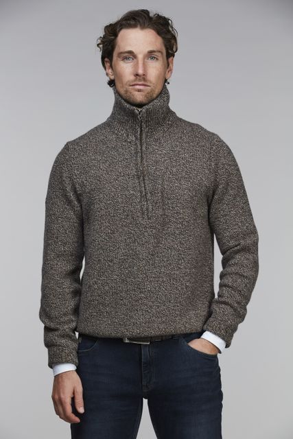 HALFZIP MOULINÉ GEELONG KNIT HALFZIP MOULINÉ GEELONG KNIT