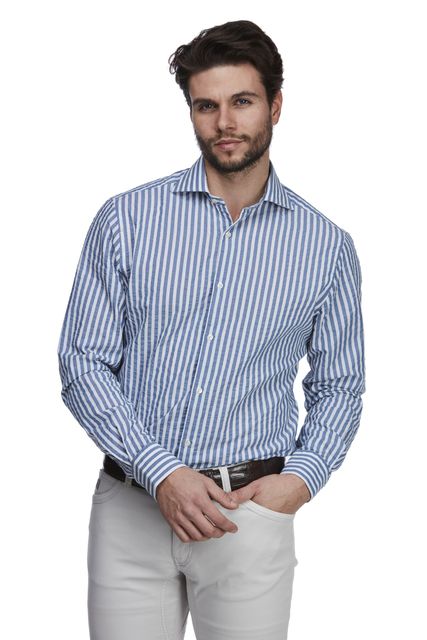 SEERSUCKER WASHED SHIRT