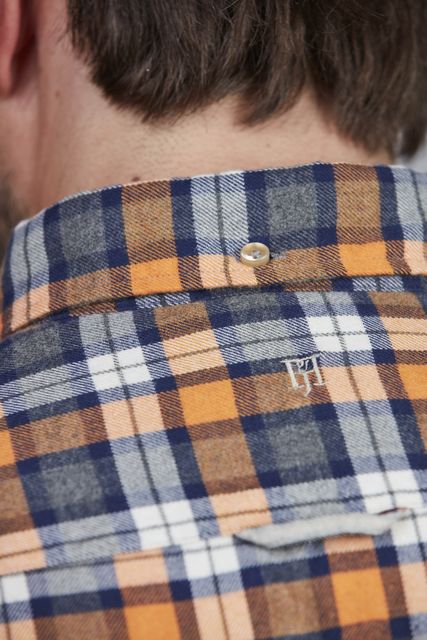 MELTON CHECK FLANNEL SHIRT MELTON CHECK FLANNEL SHIRT