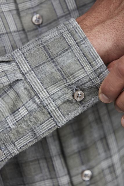 GRAFITE FLANNEL CHECK SHIRT GRAFITE FLANNEL CHECK SHIRT
