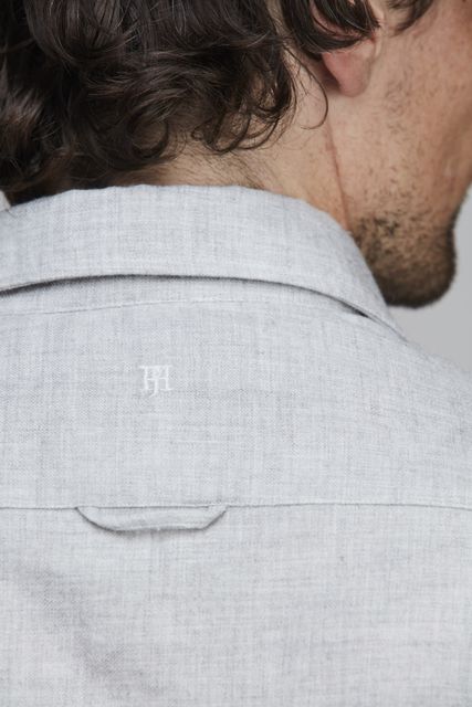 COTTON/WOOL MELANGE SHIRT COTTON/WOOL MELANGE SHIRT