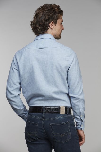 COTTON/WOOL MELANGE SHIRT COTTON/WOOL MELANGE SHIRT
