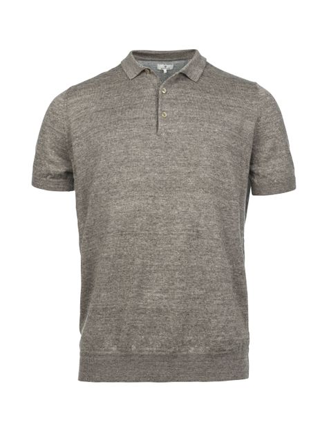 KNITTED SHORT SLEEVE POLO KNIT KNITTED SHORT SLEEVE POLO KNIT