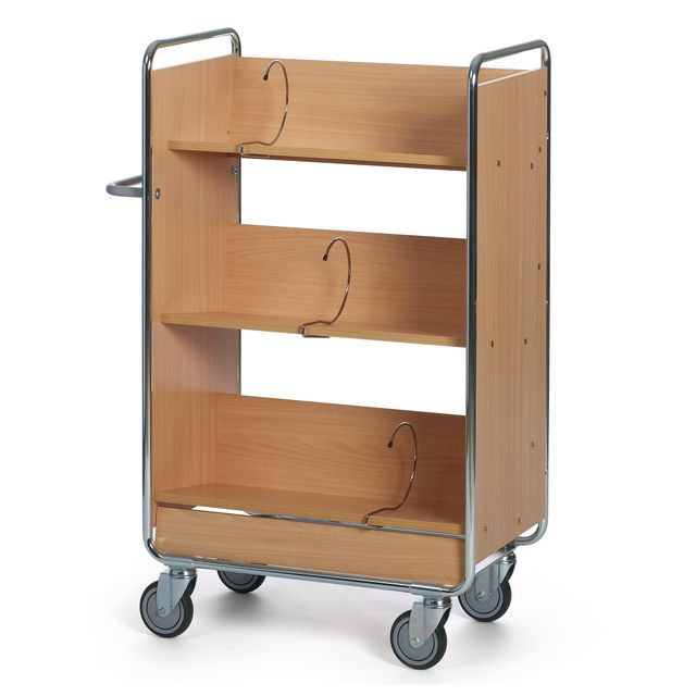 Filing trolley 3 shelves