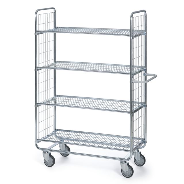 Shelf trolley 100 Grid 4 shelves
