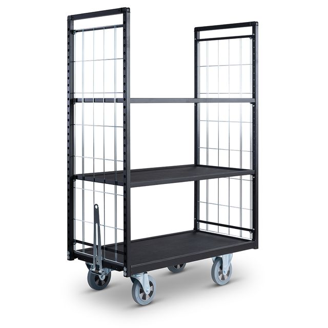 Shelf trolley 750 series, quick towing device, tow bar forwa Shelf trolley 750 series, quick towing device, tow bar forwa