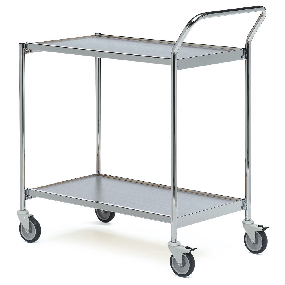 Table trolley with one handle Table trolley with one handle