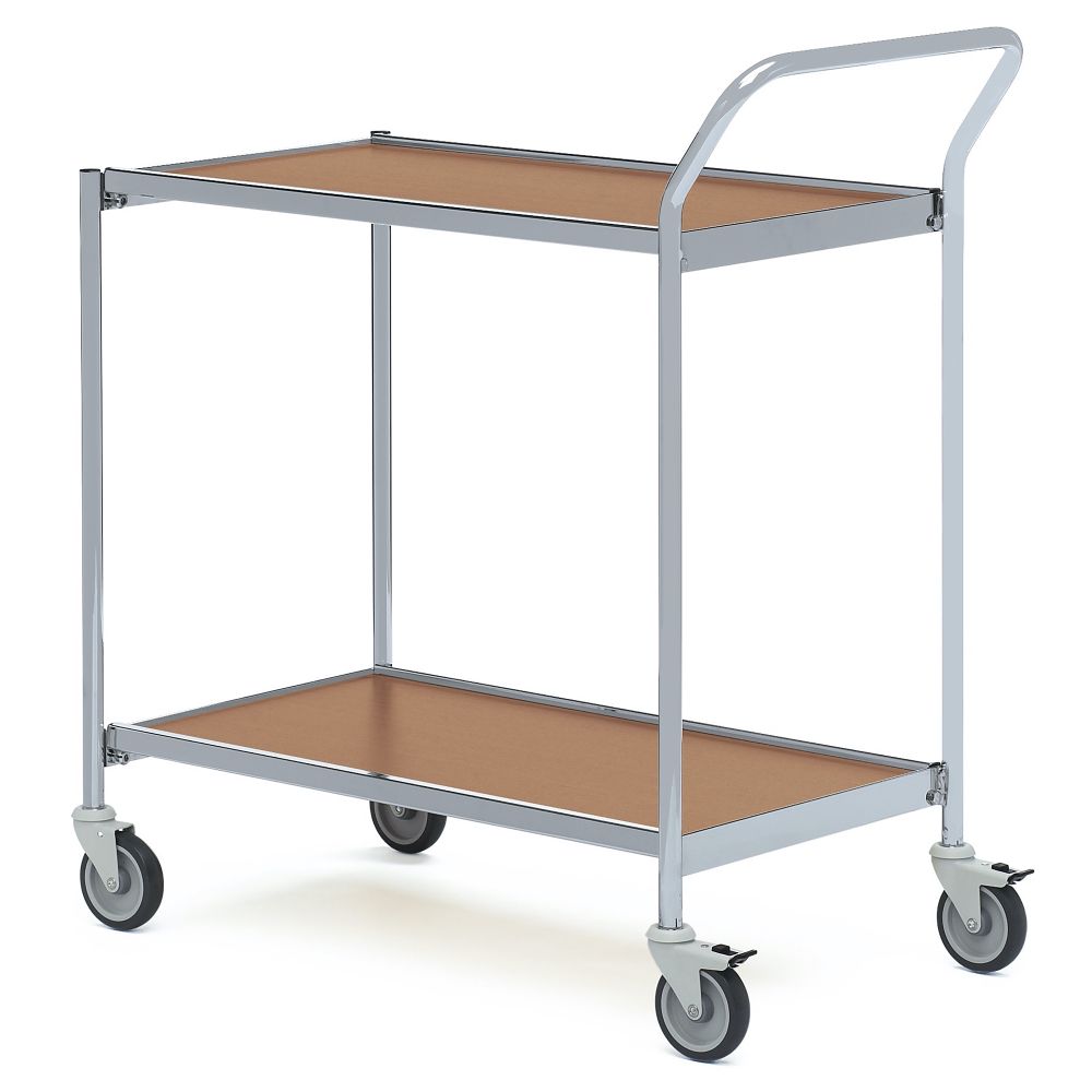 Table trolley with one handle Table trolley with one handle