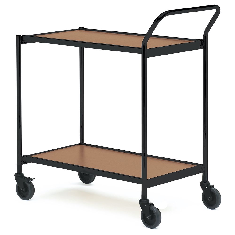 Table trolley with one handle Table trolley with one handle