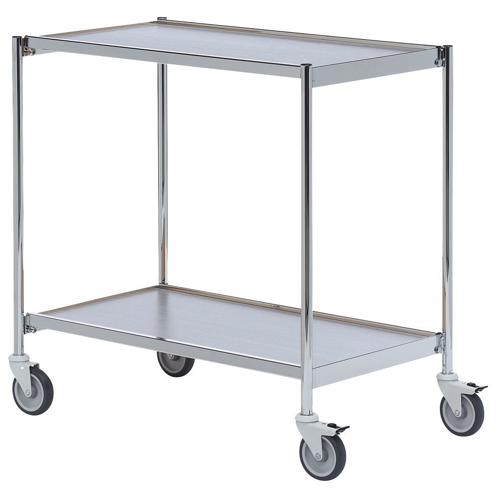 Table trolley with no handles