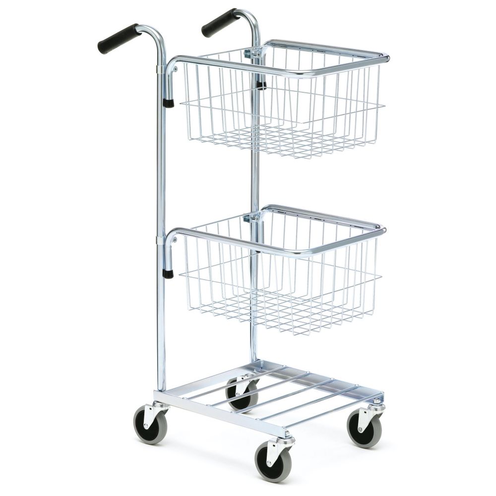 Mini trolley with two baskets