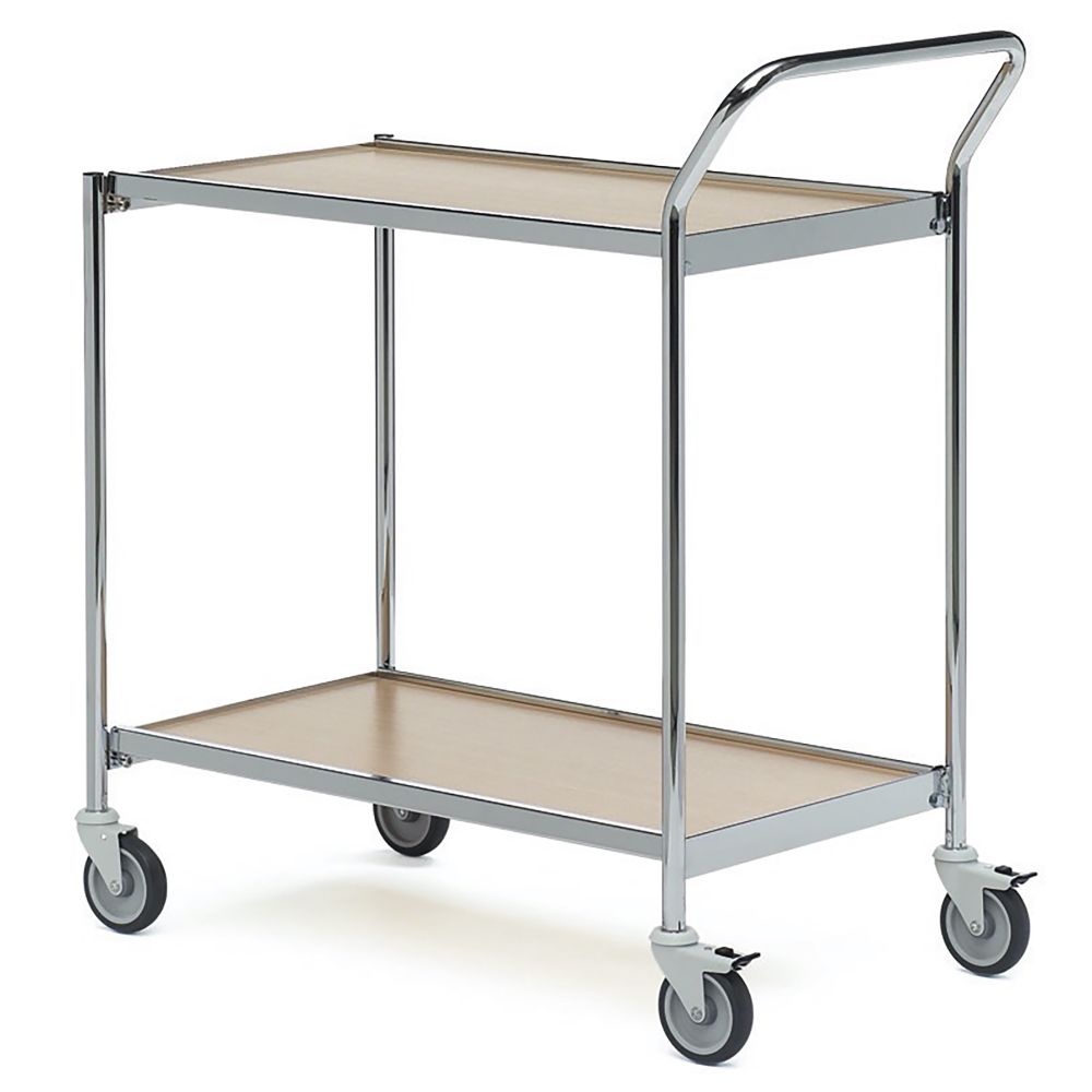 Table trolley with one handle Table trolley with one handle