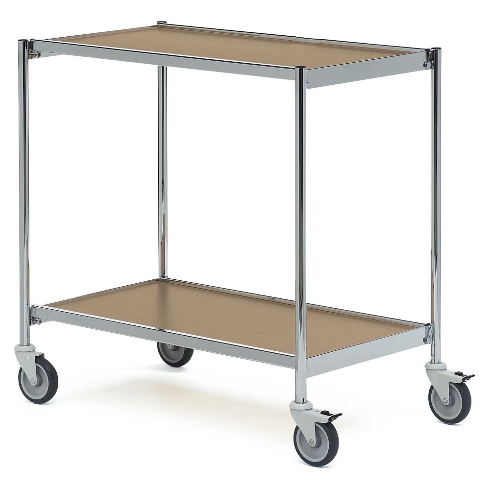 Table trolley with no handles