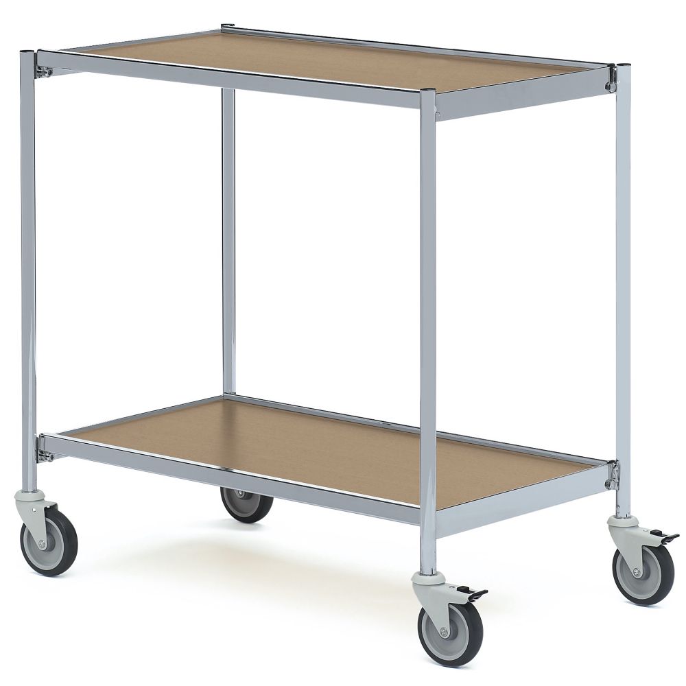 Table trolley with no handles