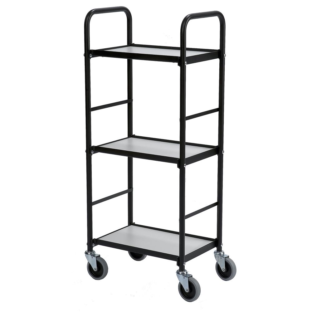 Shelf trolley black