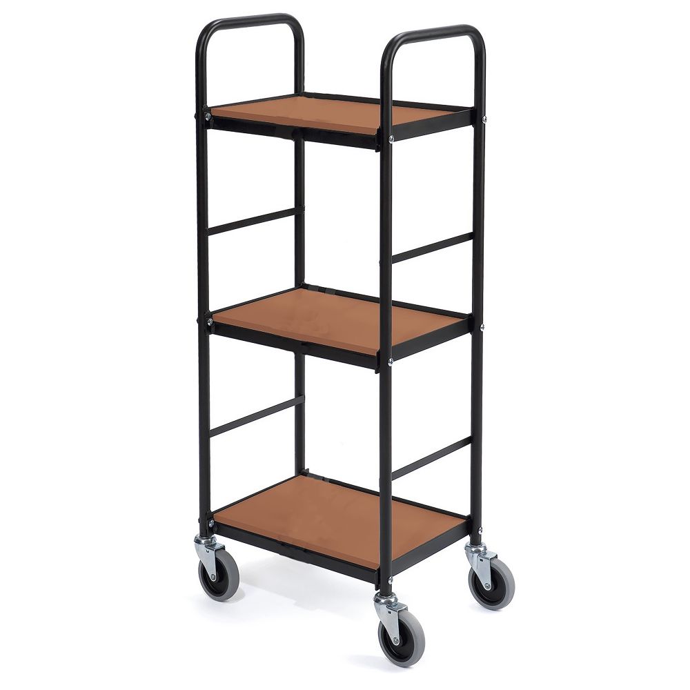 Shelf trolley black