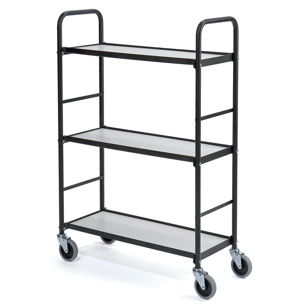 Shelf trolley black