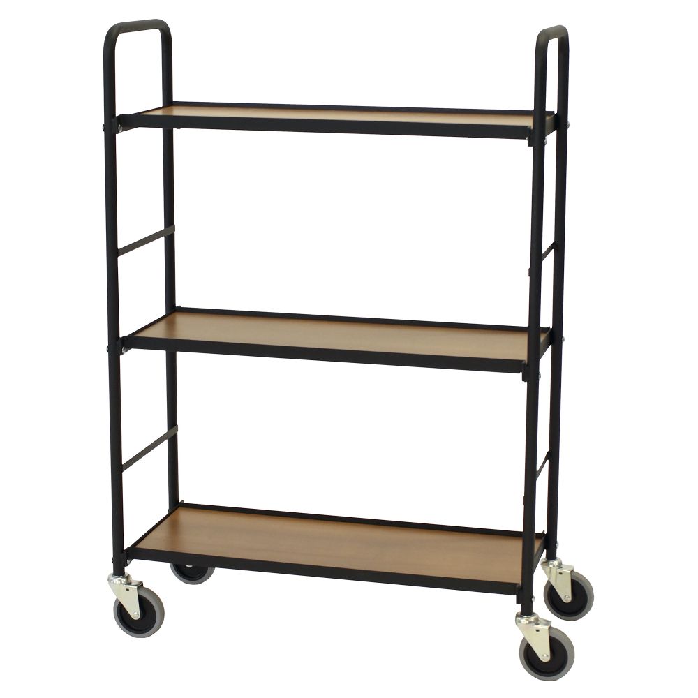 Shelf trolley black