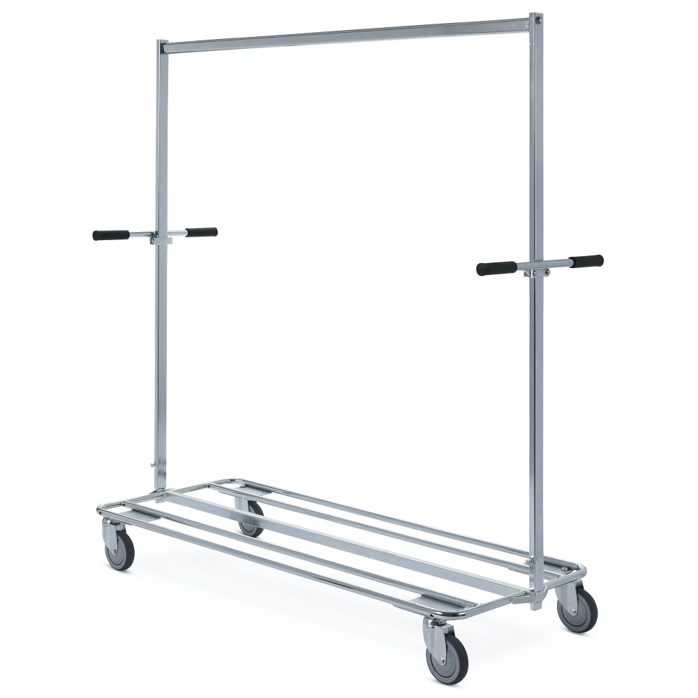 Clothes rail small wheels