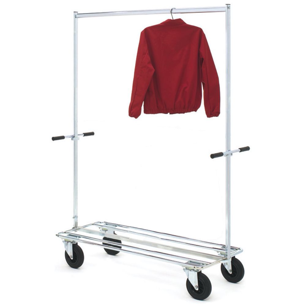 Clothes rail large wheels