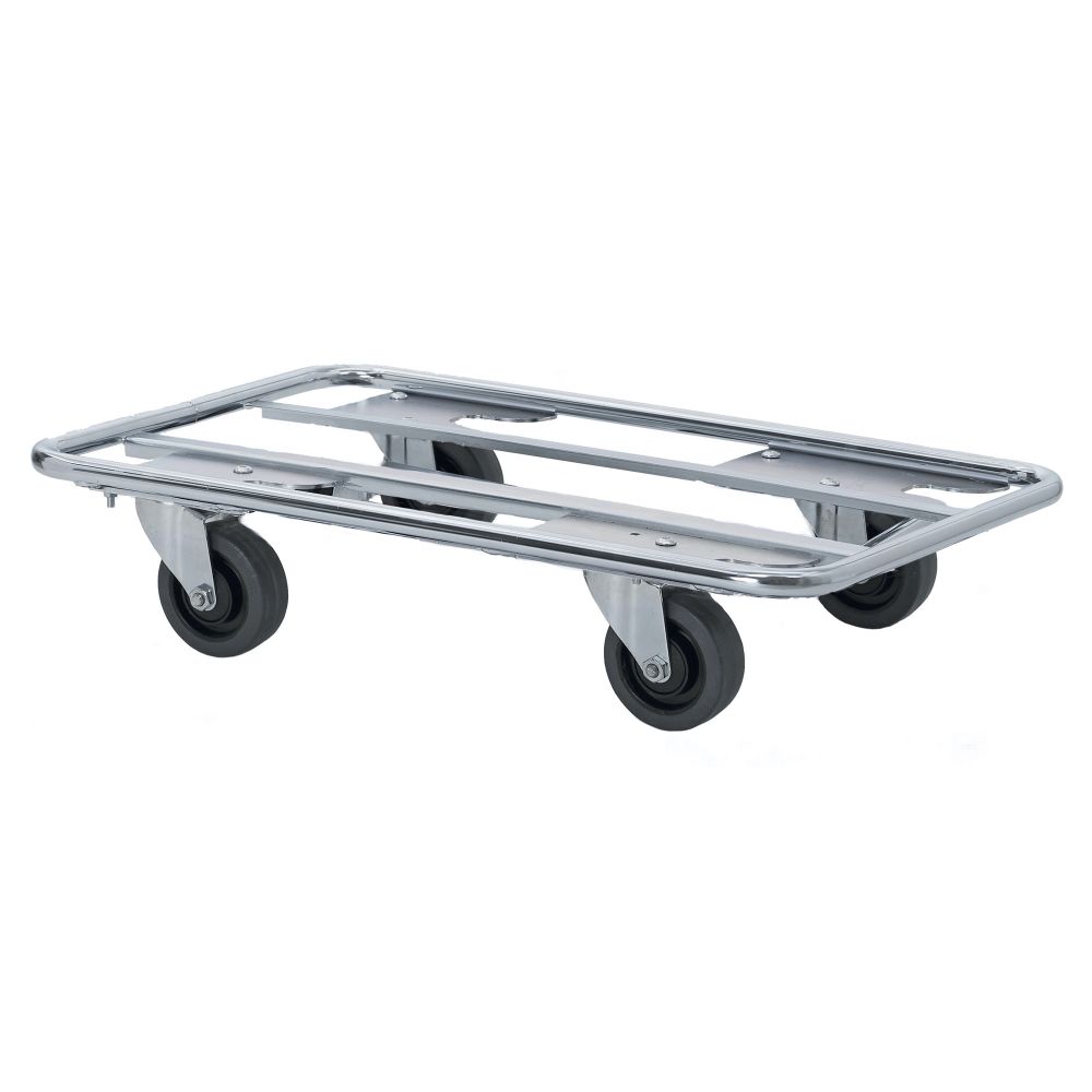 Stahlrohrwagen mit Lenkrollen Stahlrohrwagen mit Lenkrollen