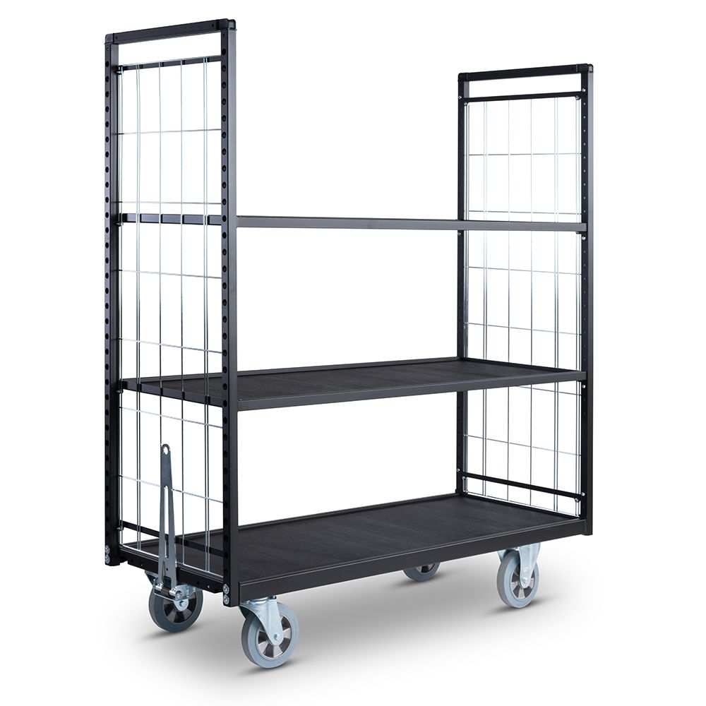 Shelf trolley 750 series, quick towing device, tow bar forwa Shelf trolley 750 series, quick towing device, tow bar forwa