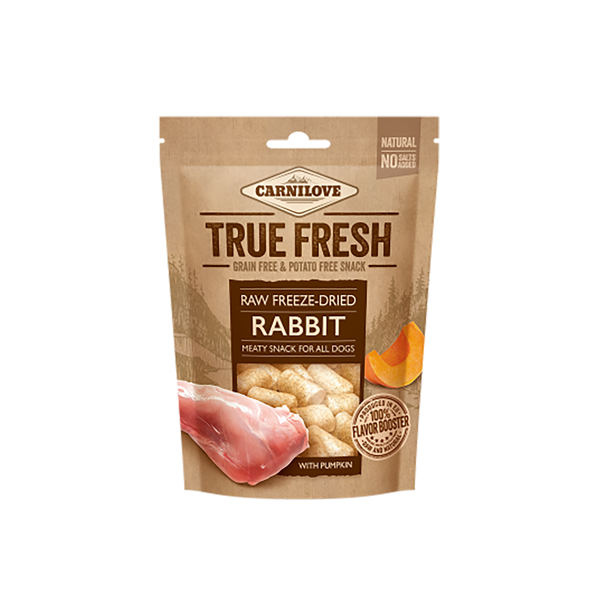 Carnilove True Fresh frystorkat hundgodis med kanin