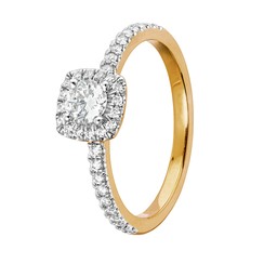 Diamantring i 18K guld Diamantring i 18K guld