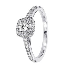 Diamantring i 18K guld Diamantring i 18K guld
