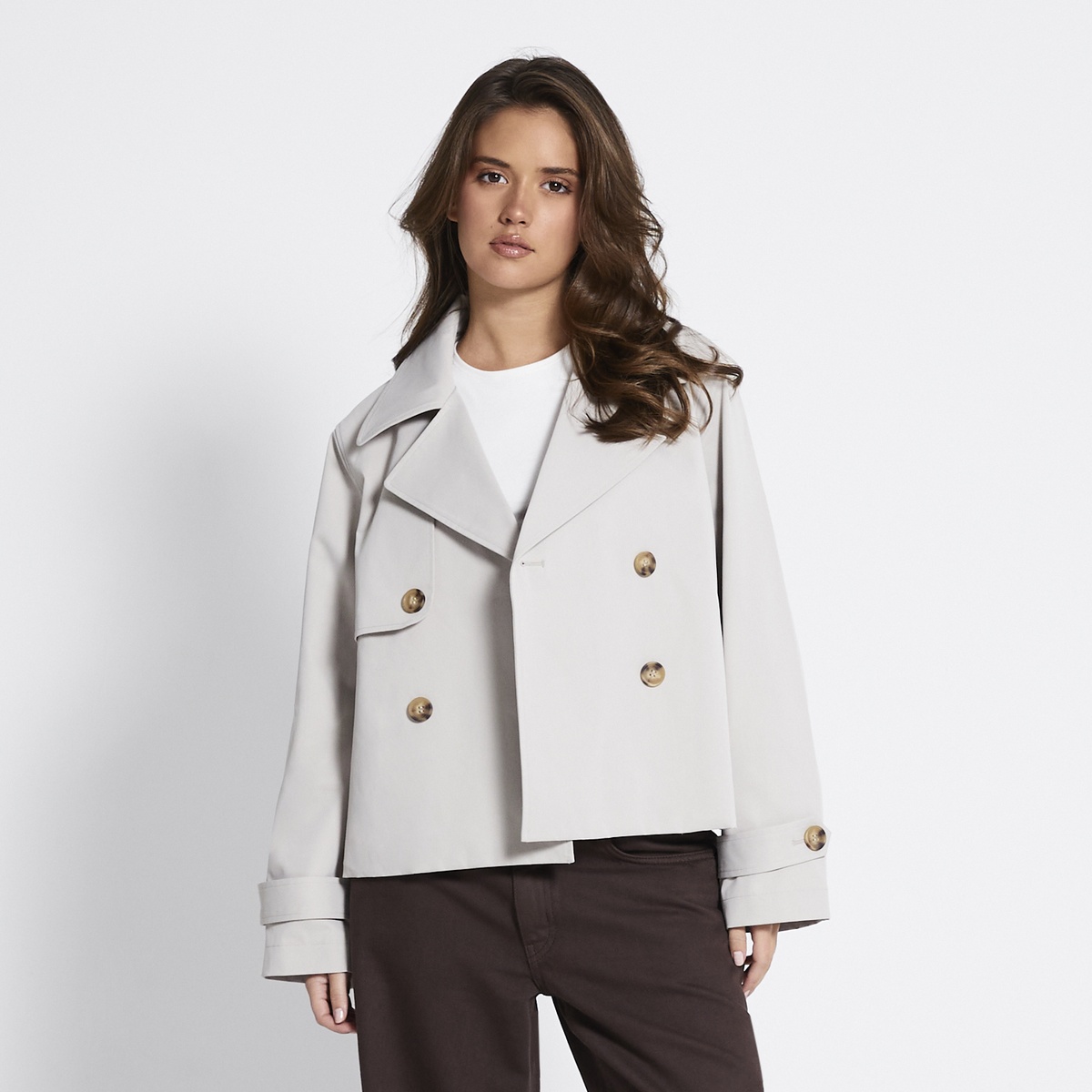 Brooklyn Short Trench Coat