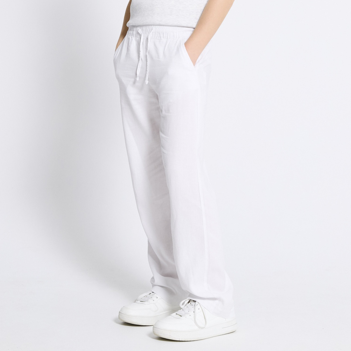 Linen trousers Roxy Star