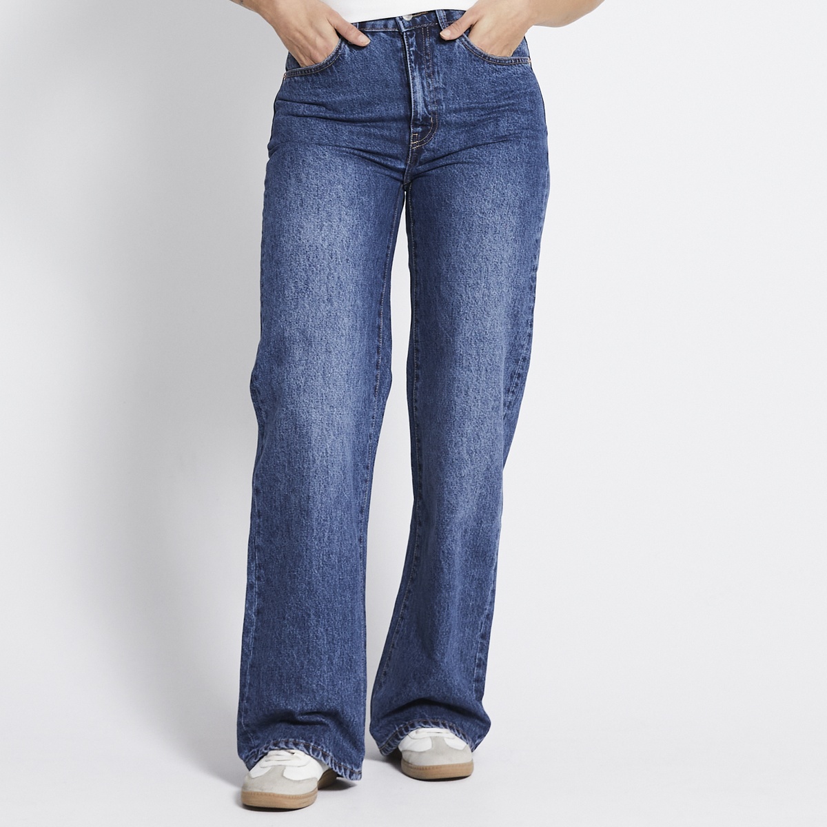 Boulevard Wide-Leg Jeans