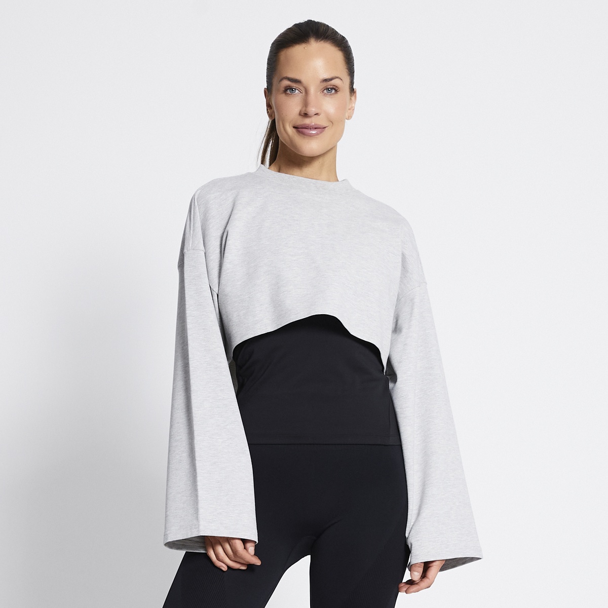 Power Crew Cropped Sweatshirt